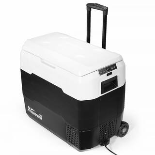 XtremepowerUS 53 Qt. Portable Bluetooth Rolling Refrigerator Chest Cooler 93990-H