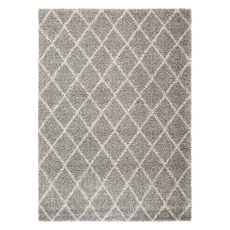 Nourison Brisbane Elusive Lattice Shag Rug