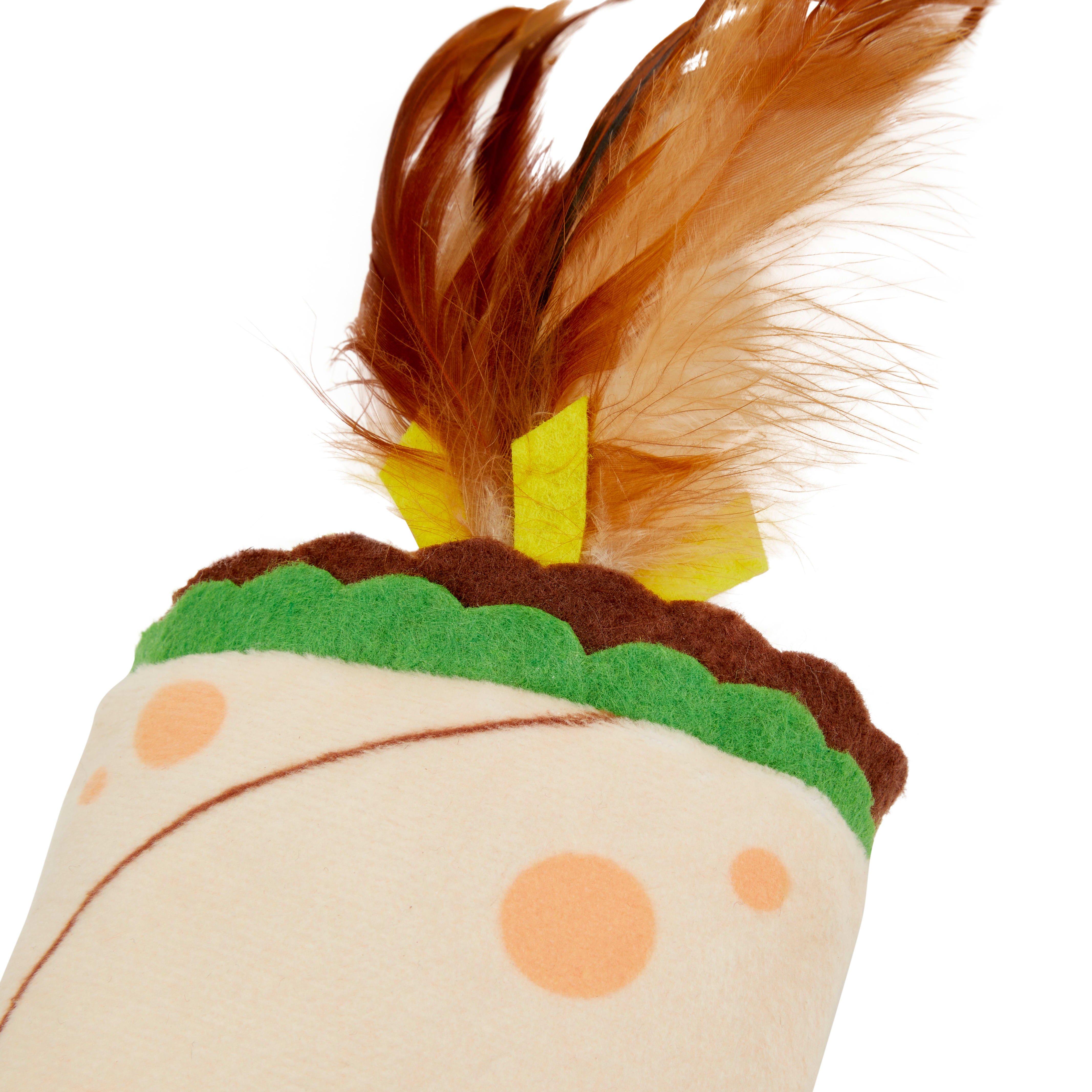 Leaps  Bounds Plush Burrito Cat Toy