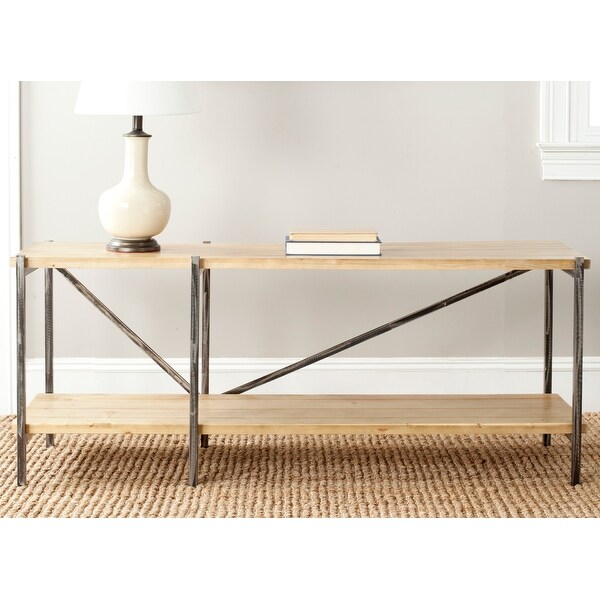 SAFAVIEH Theodore Natural Console Table - 55.1