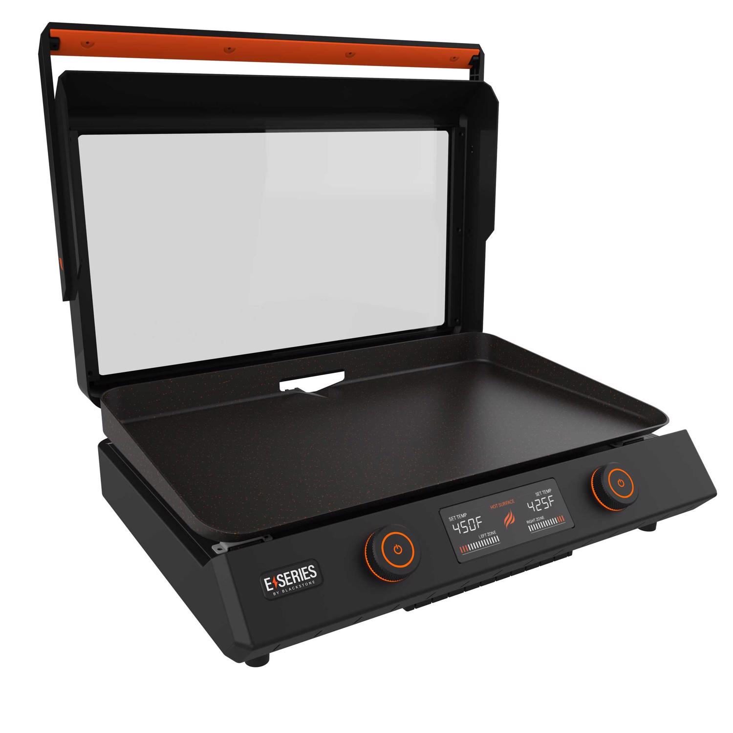 Blackstone E-Series 22 in. L X 9.29 in. W Cast Aluminum Nonstick Surface Black Indoor Griddles