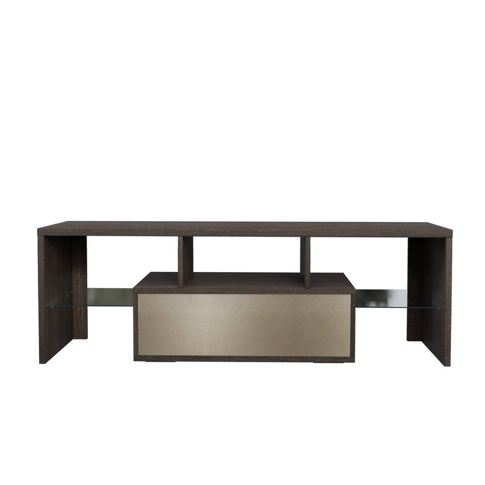 Brown Quick Assemble Simple Modern TV Cabinet TV Stand