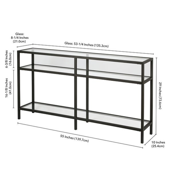 Silver Orchid Galeen Console Table