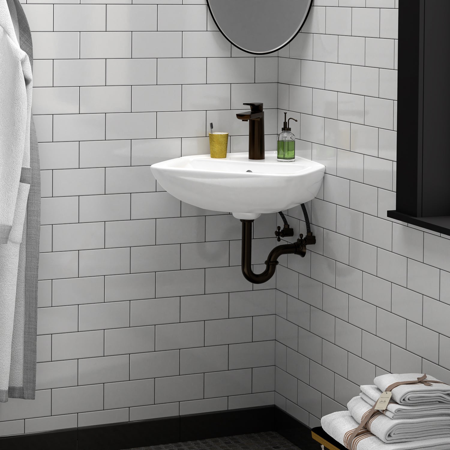 Eden Corner Wall-Hung Basin