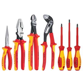 KNIPEX Pliers and Screwdriver Tool Set with Nylon Pouch (7-Piece) 9K 98 98 26 US