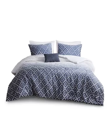 Intelligent Design Ava Ombre 3-Pc. Comforter Set， Twin Twin XL