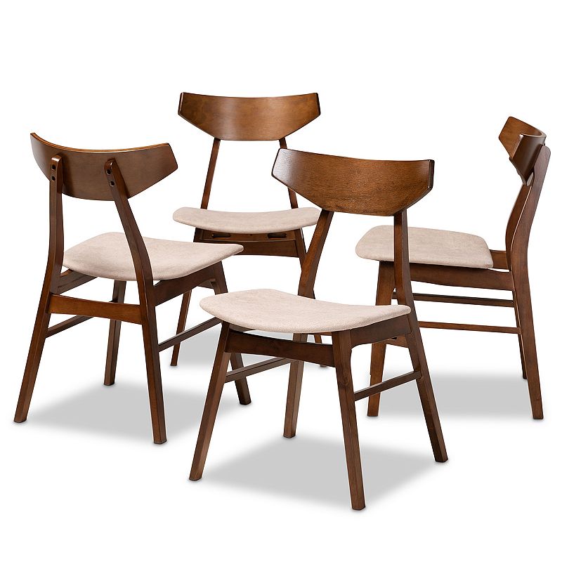 Baxton Studio Danica Dining Chair 4-piece Set