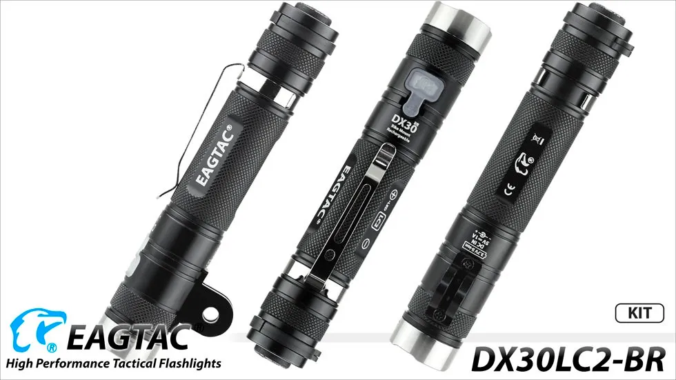 EAGTAC D Series DX30LC2-BR Bike Rechargeable LED Flashlight  w/ Free SandH  ―― 2 models