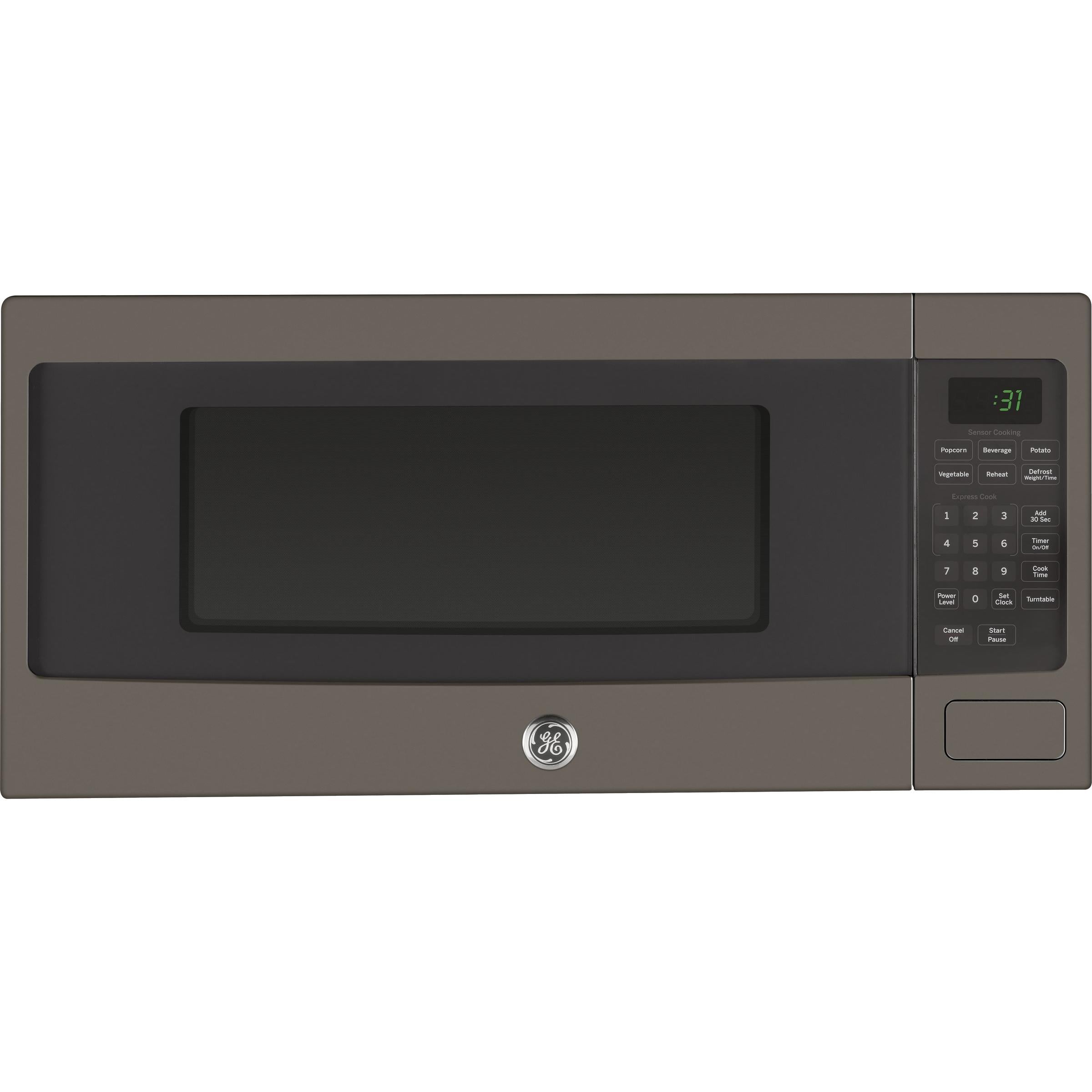 GE Profile 24-inch, 1.1 cu.ft. Countertop Microwave Oven with 10 Power Levels PEM10SLFC