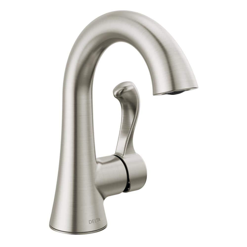 Delta Esato 4 in Centerset Single Handle Bathroom Faucet in Brushed Nickel