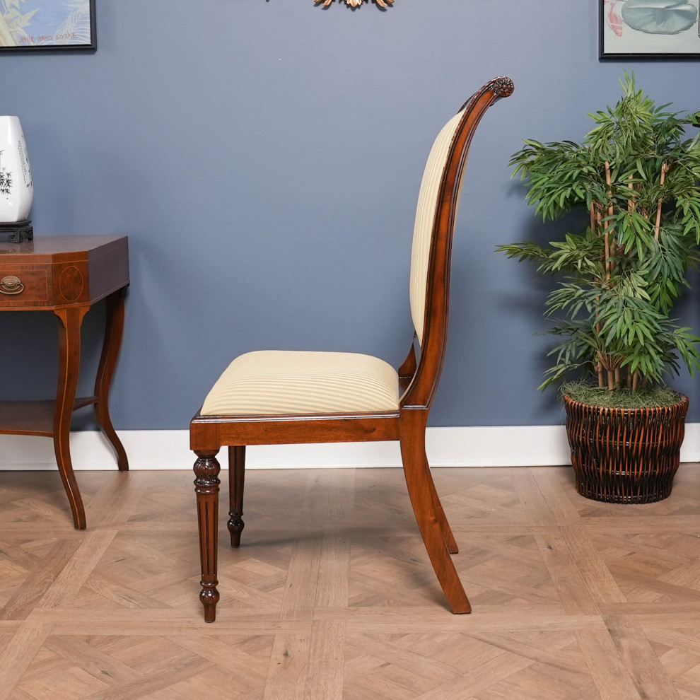 Tall Back Upholstered Side Chair   Traditional   Dining Chairs   by Niagara Furniture  Houzz