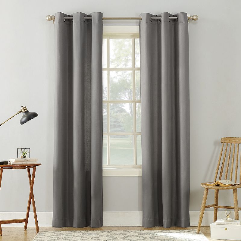 No. 918 Sora Casual Textured Semi-Sheer Grommet Window Curtain