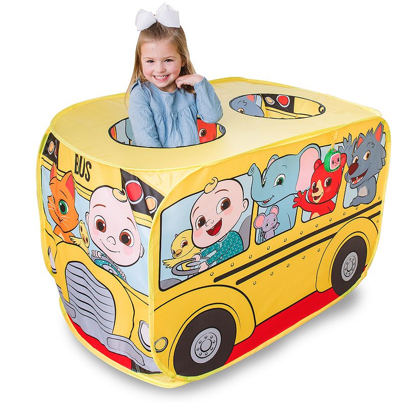 CoComelon Musical Yellow School Bus Pop Up Tent