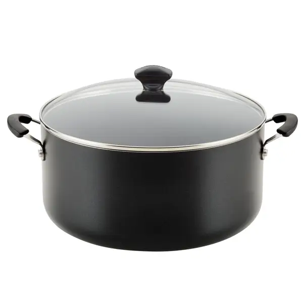 Farberware 10.5-Quart Cookware Aluminum Nonstick Covered Stockpot