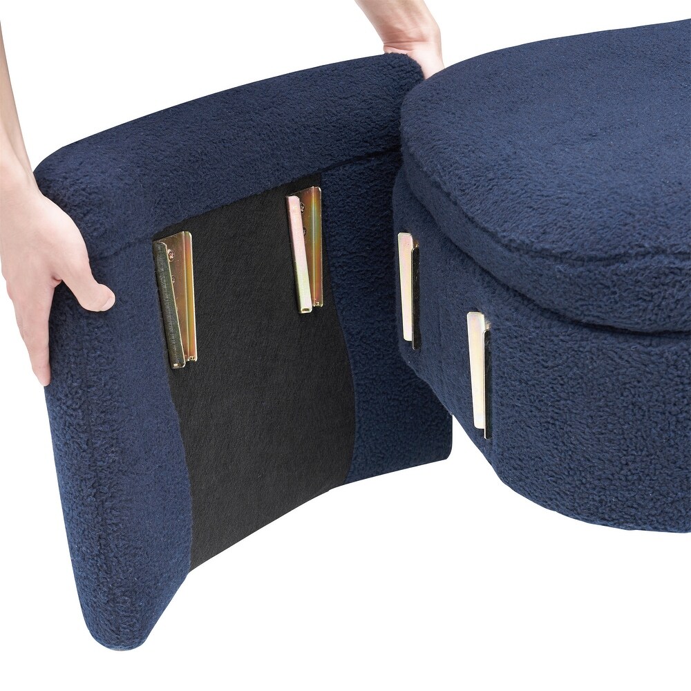 Footstool with Storage Function  Velvet Benches for Entrance Bedroom