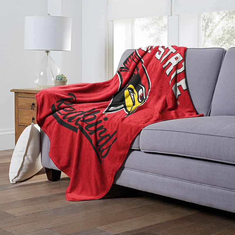 The Northwest Illinois State Redbirds Alumni Silk-Touch Throw Blanket