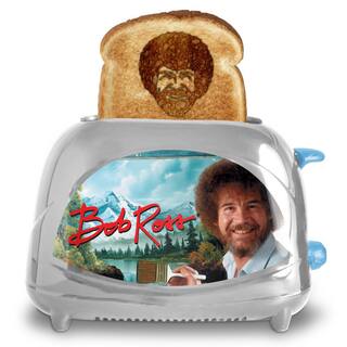 Uncanny Brands Bob Ross 2-Slice Silver Toaster TSTE-BOB-SLV