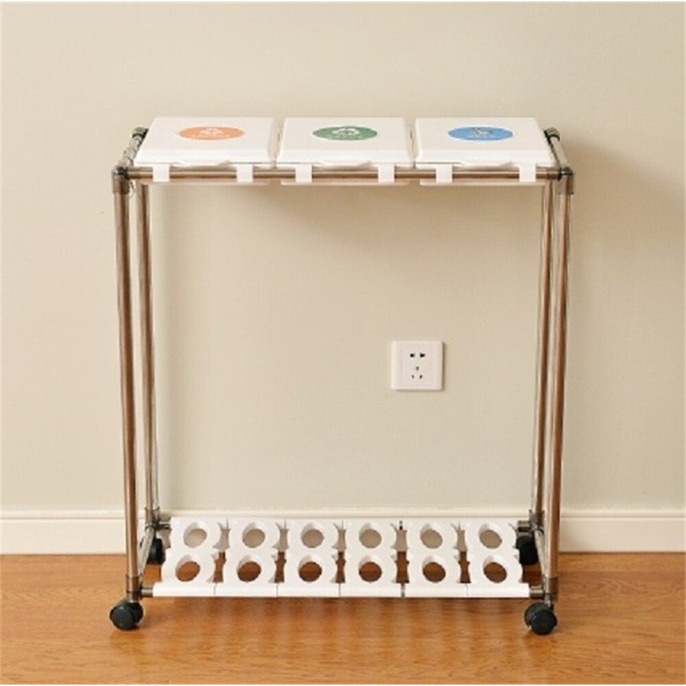 Organize It  3 Compartment Recycling Trash Can