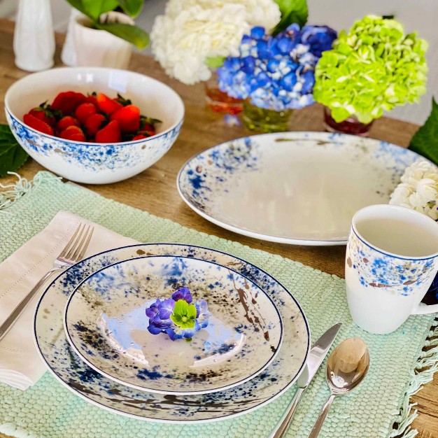 Noritake Blue Nebula Oval Platter