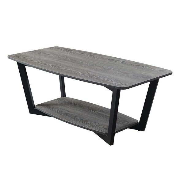 Porch and Den Clouet Coffee Table with Shelf