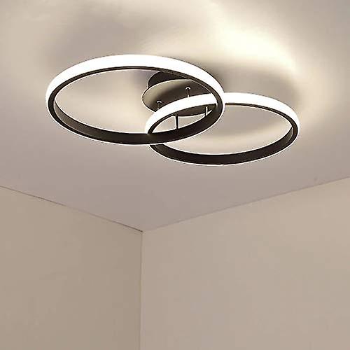 2 Heads black Led  Ceiling Lamp Acrylic ceiling lights for bedroom， living room， office