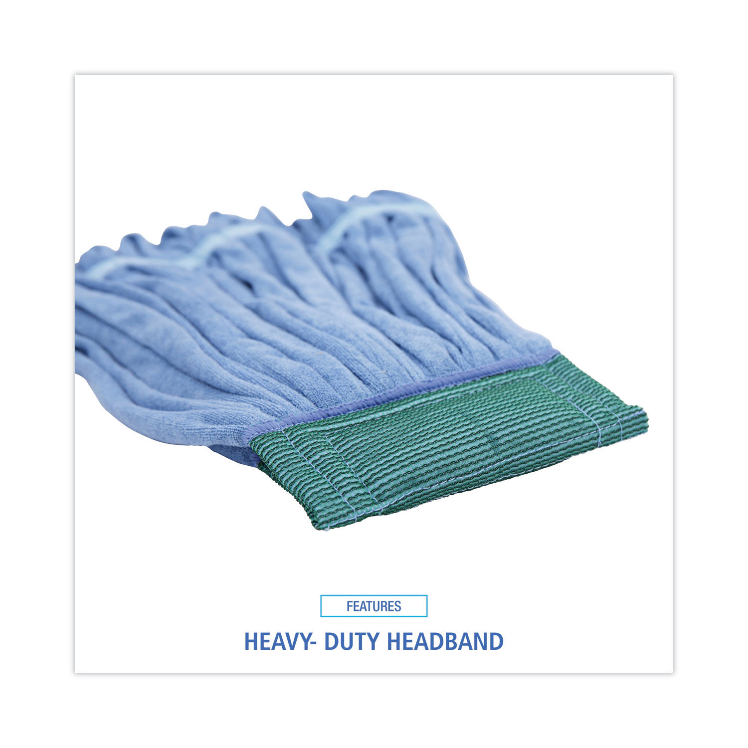 Microfiber Looped-End Wet Mop Heads by Boardwalkandreg; BWKMWTMBCT