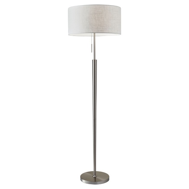 Hayworth Collection Floor Lamp Silver Adesso