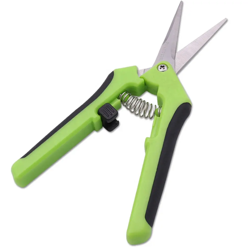 Fruits gardening scissors pruning shears hand pruners garden tree handing pruner straight snip garden pruning shears