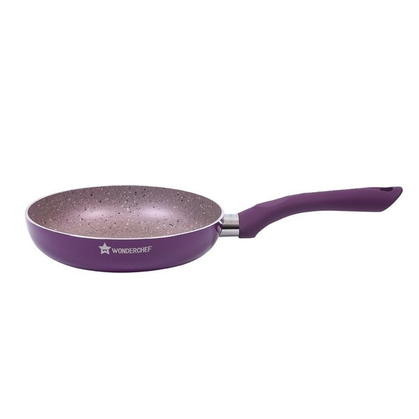 Wonderchef Royal Velvet Fry Pan Skillet Tawa 20 cm Violet