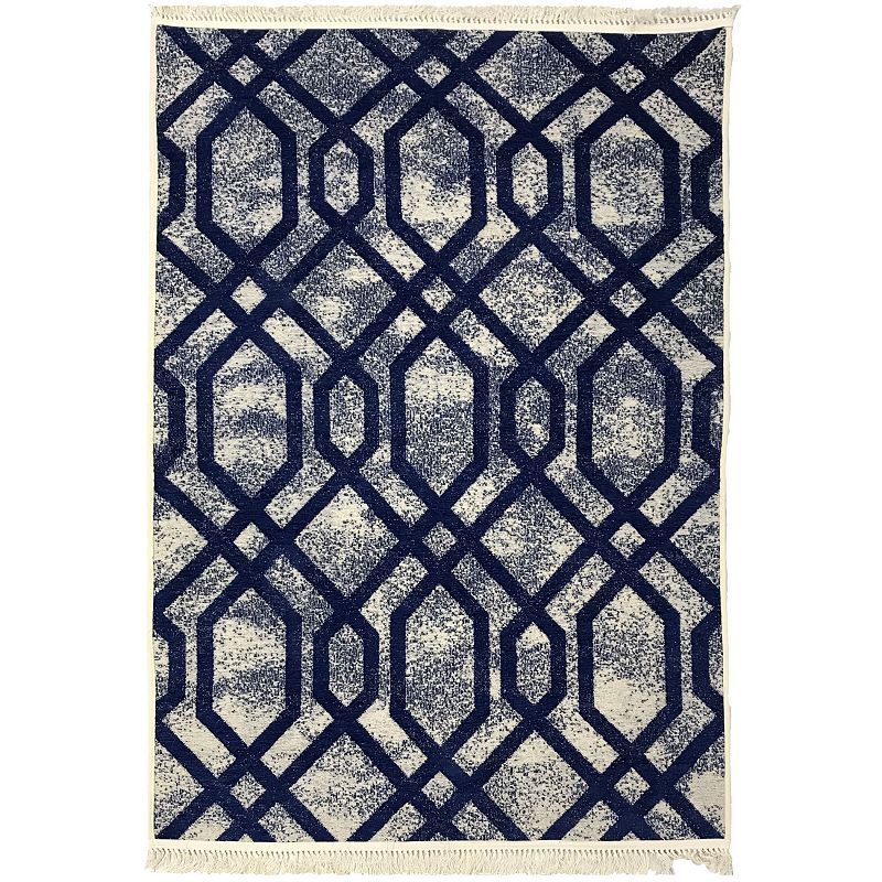 Mother Ruggers Simon Yildirim Reversible Machine Washable Duet Rug for Living Room， Kitchen， Bedroom， Entryway， CovePorch