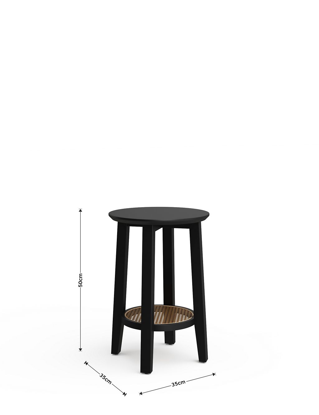 Maya Cane Side Table