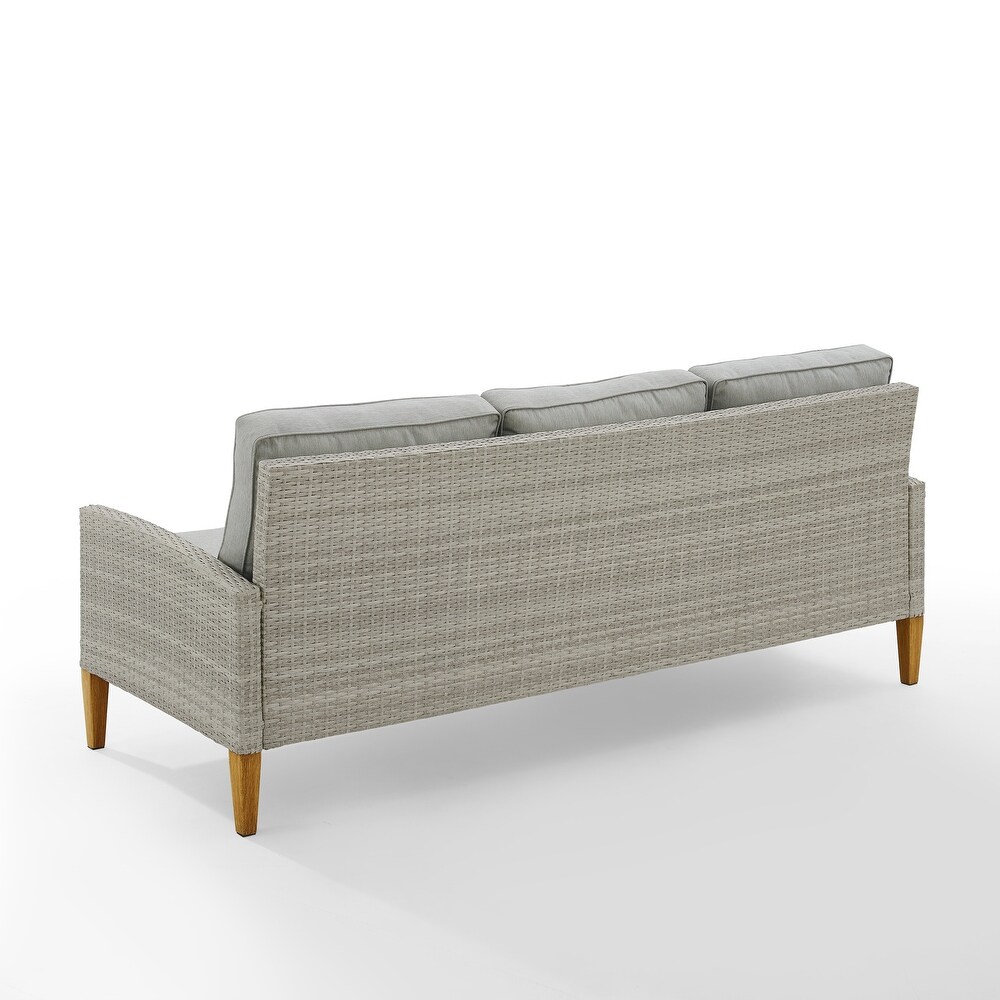 Capella Outdoor Wicker Sofa   33\