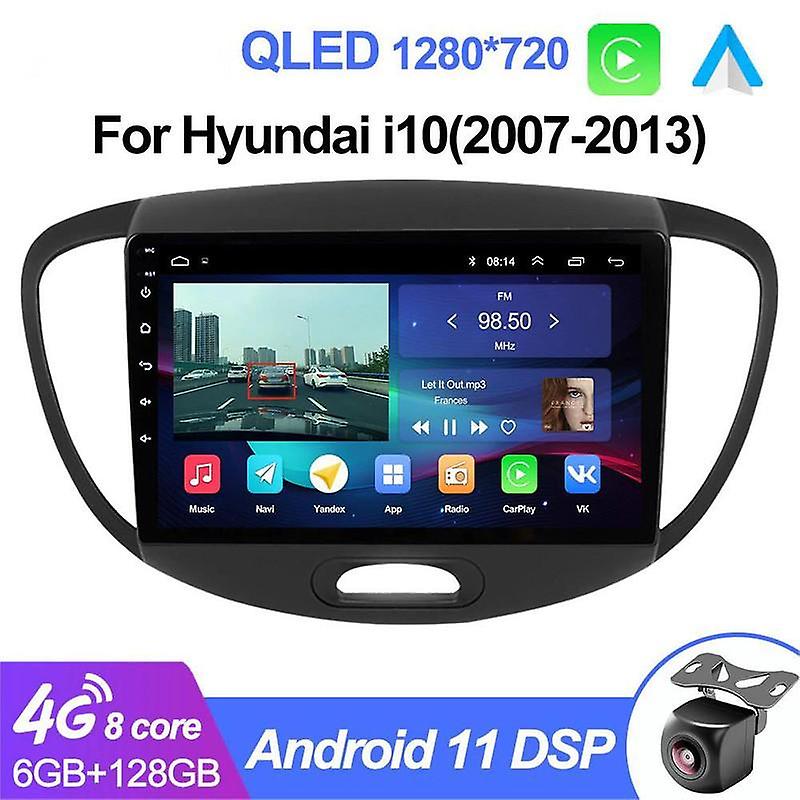 Android Stereo Car Radio Multimedia Vedio Player For Hyundai Grand I10 2007- 2013 Autoradio CarPlay