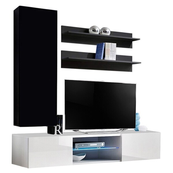 Fly H1 33TV Wall Mounted Floating Modern Entertainment Center