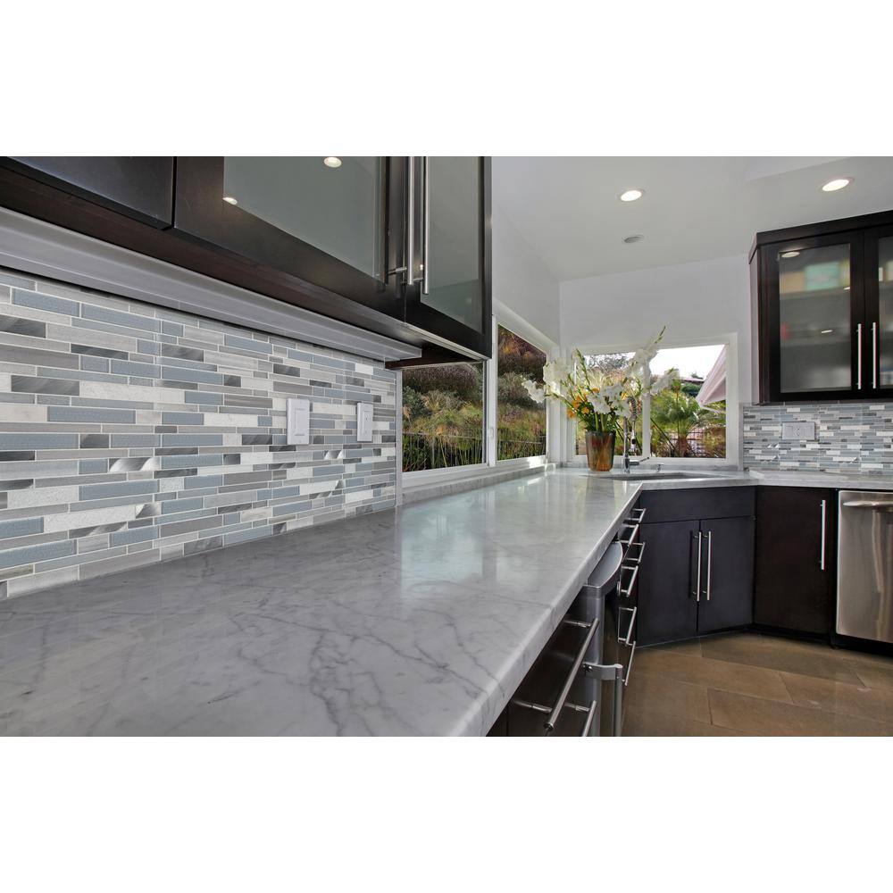 MSI Harlow Interlocking 12 in. x 12 in. Mixed Multi-Surface Mosaic Tile (1 sq. ft.Each) SGLSMTIL-HAR8MM