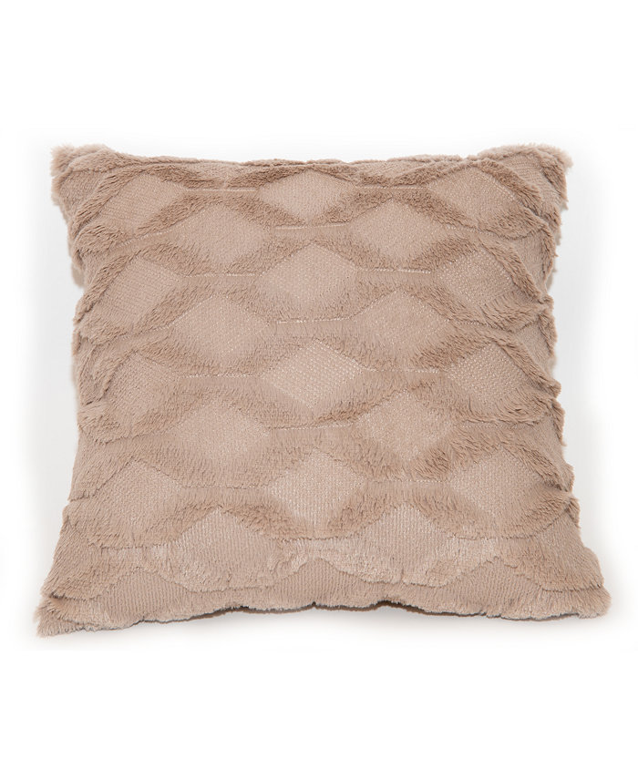 Jill Zarin Geo Diamond Decorative Pillow， 18