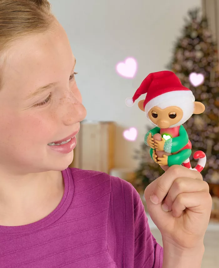 Fingerlings  Interactive Baby Monkey Holiday Snowbelle 70+ Sounds and Reactions