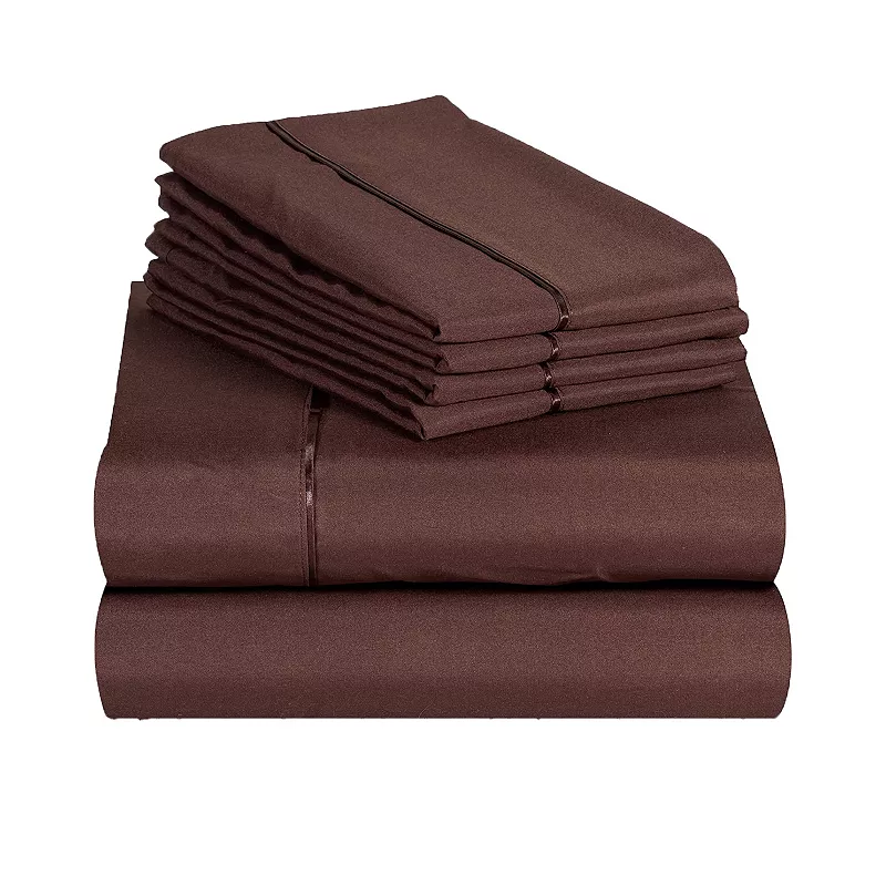 Luxclub's Premium Bed Sheet Set - Silky Soft， Deep Pockets 18， Eco-friendly， Wrinkle-free