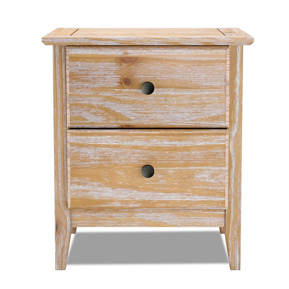 Grain Wood Furniture Greenport 2 Drawer Nightstand