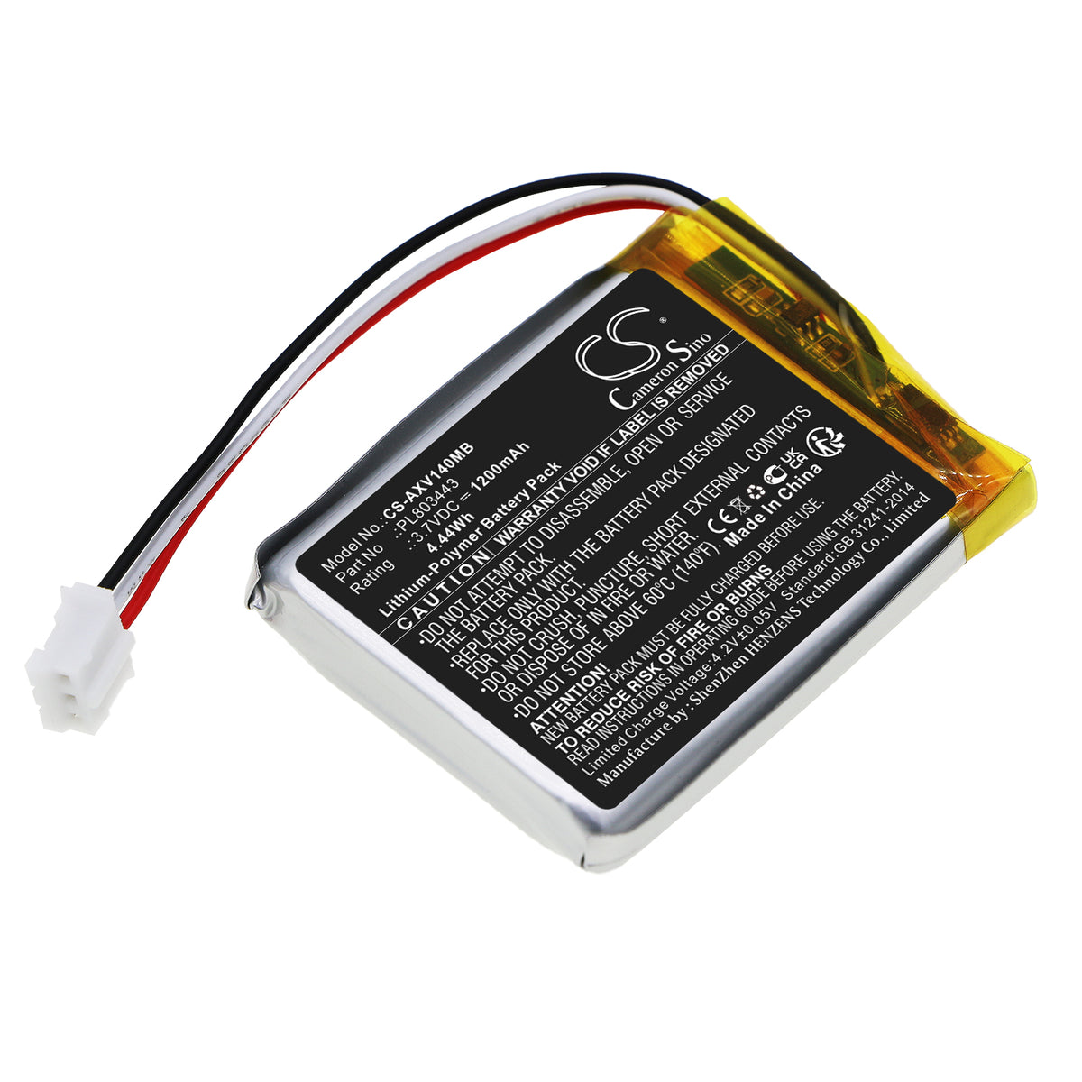 Axvue Video Monitor 140 1200mAh Baby Monitor Replacement Battery BatteryClerkcom Baby Monitor