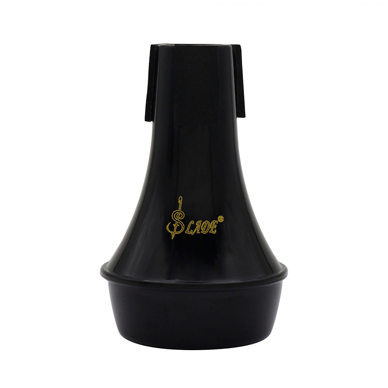 Mini Light-weight Practice Trumpet Straight Mute Silencer Sourdine Abs Material Black