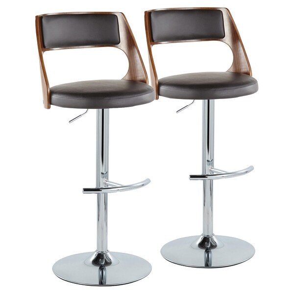 Carson Carrington Alingsas Adjustable Bar Stool - Set of 2