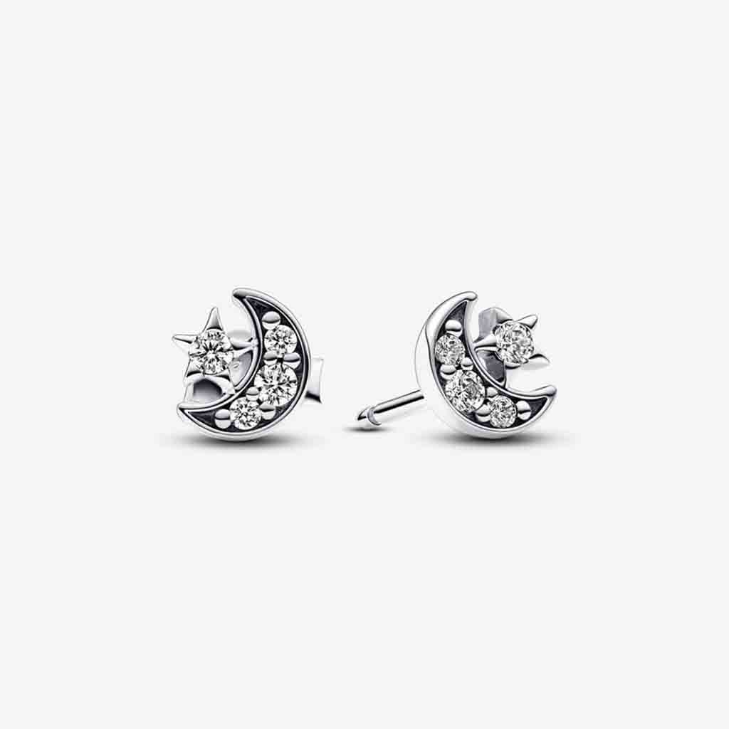 PANDORA  Sparkling Moon & Star Jewelry Gift Set