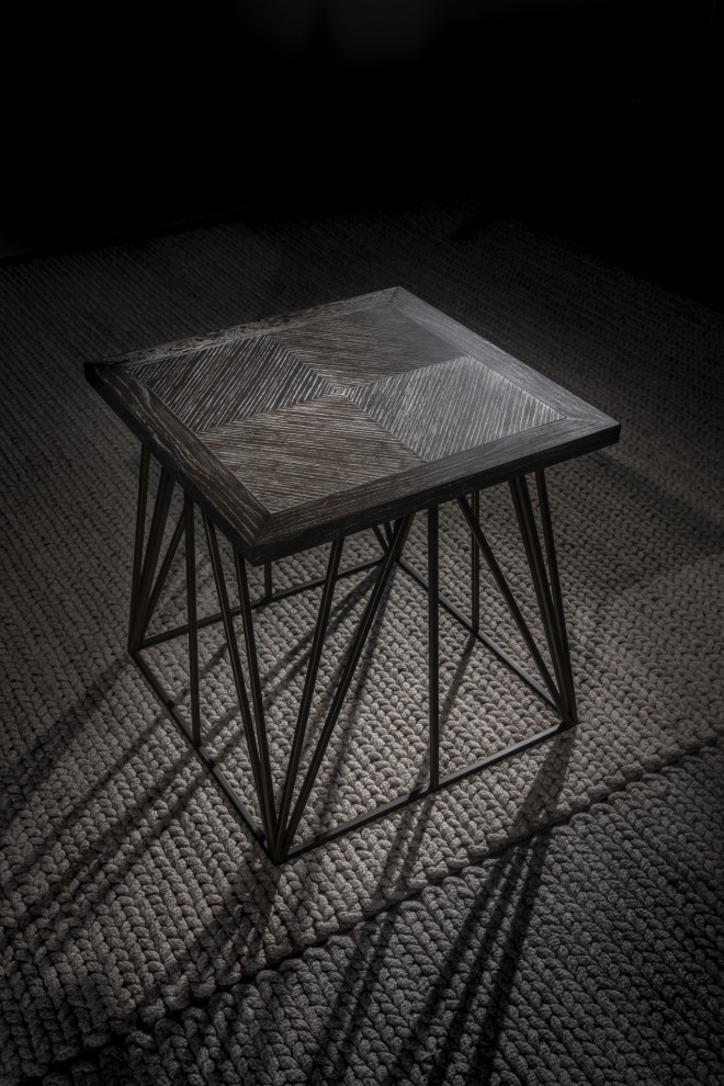 Javadi Side Table Square   Transitional   Side Tables And End Tables   by AED Luxury Home Decor  Houzz