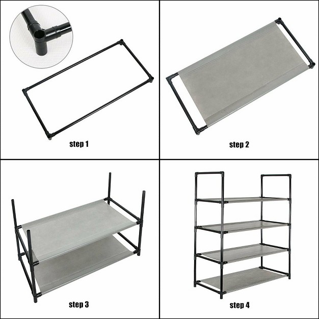 Modern 4 Tier Or 6 tier Space Saving Shoe Rack