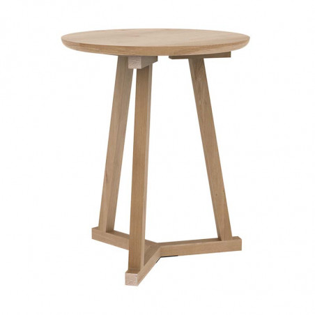 Table d'appoint 46X46X56 cm en chêne Tripod Ethnicraft - Mobilier intérieur - Mobilier - GRIIN