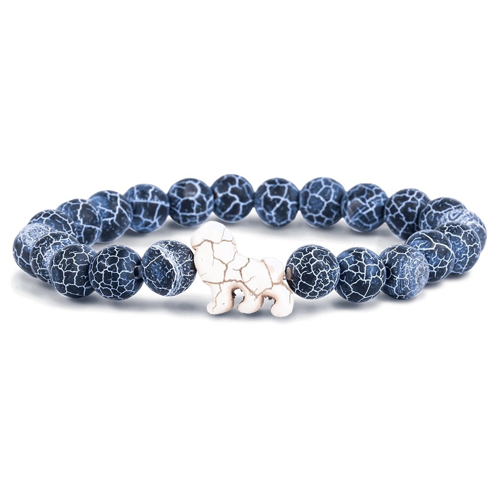 Fahlo  The Excursion Bracelet in River Blue- Lion-Tracking Bracelet