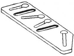 Omega Lift Equipment Trans Plate Adj Lh F/Hw93718