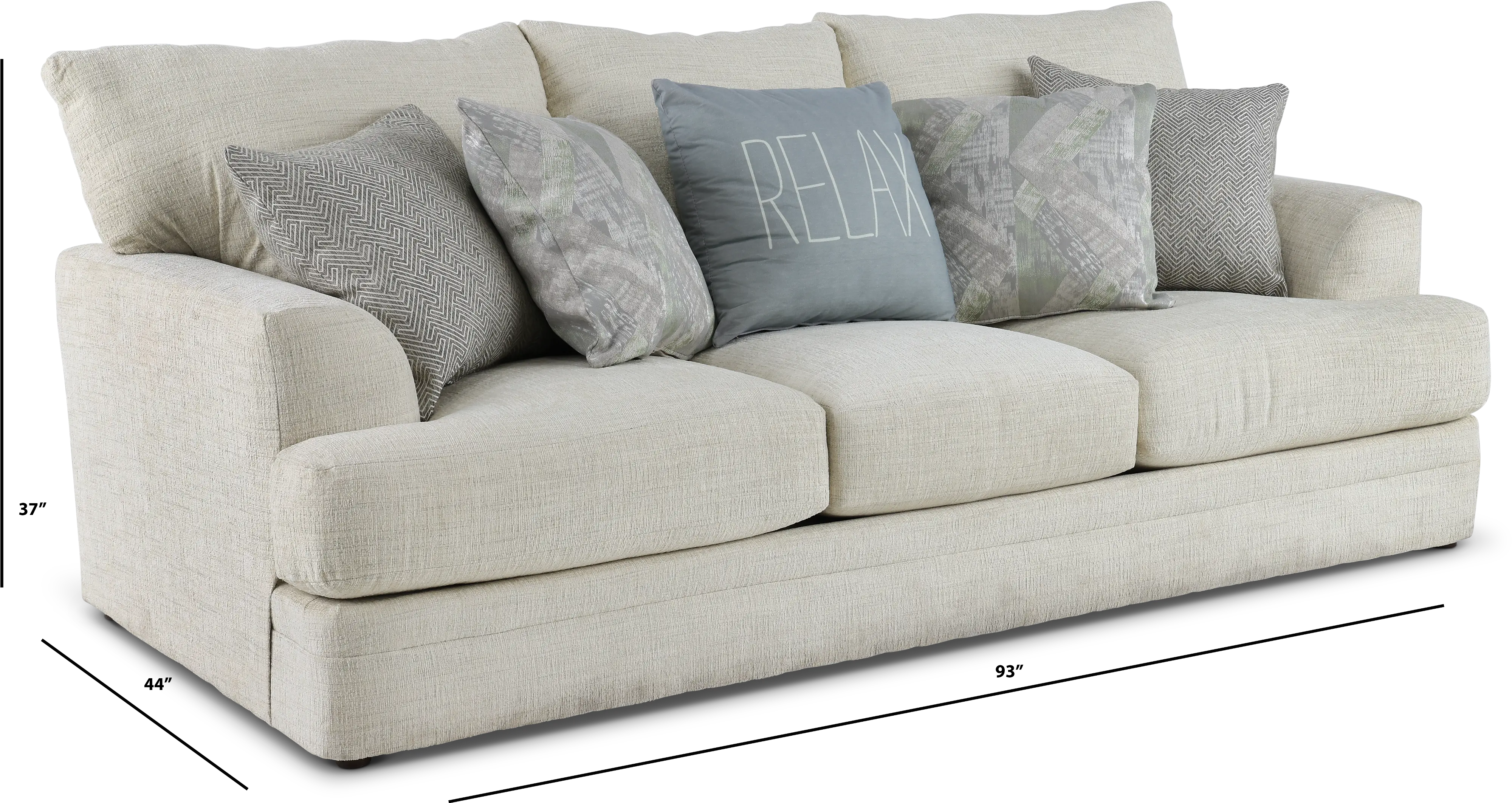 Zeller Cream Sofa