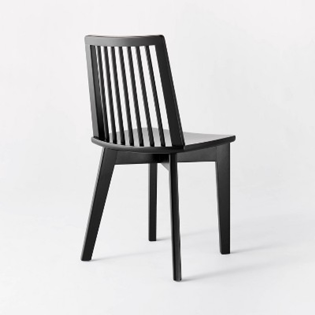 2pk Linden Modified Windsor Wood Dining Chair Black - Threshold designed with Studio McGee